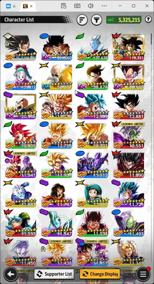Dragon Ball Legends Accounts Global | Lvl 156| Starter | 5.3M Total Power | 592 image 8