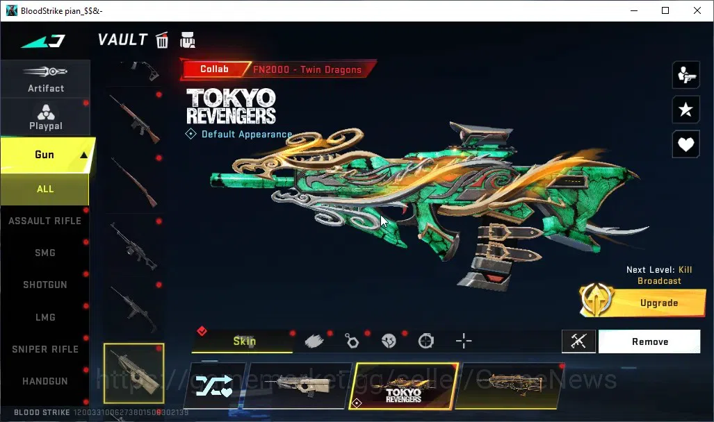 Blood Strike Accounts ASIA|Collab TokRev [MCX,FN2000],7DS QBZ95|2 ULTRA  image 7