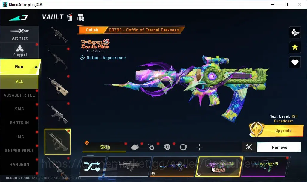 Blood Strike Accounts ASIA|Collab TokRev [MCX,FN2000],7DS QBZ95|2 ULTRA  image 9