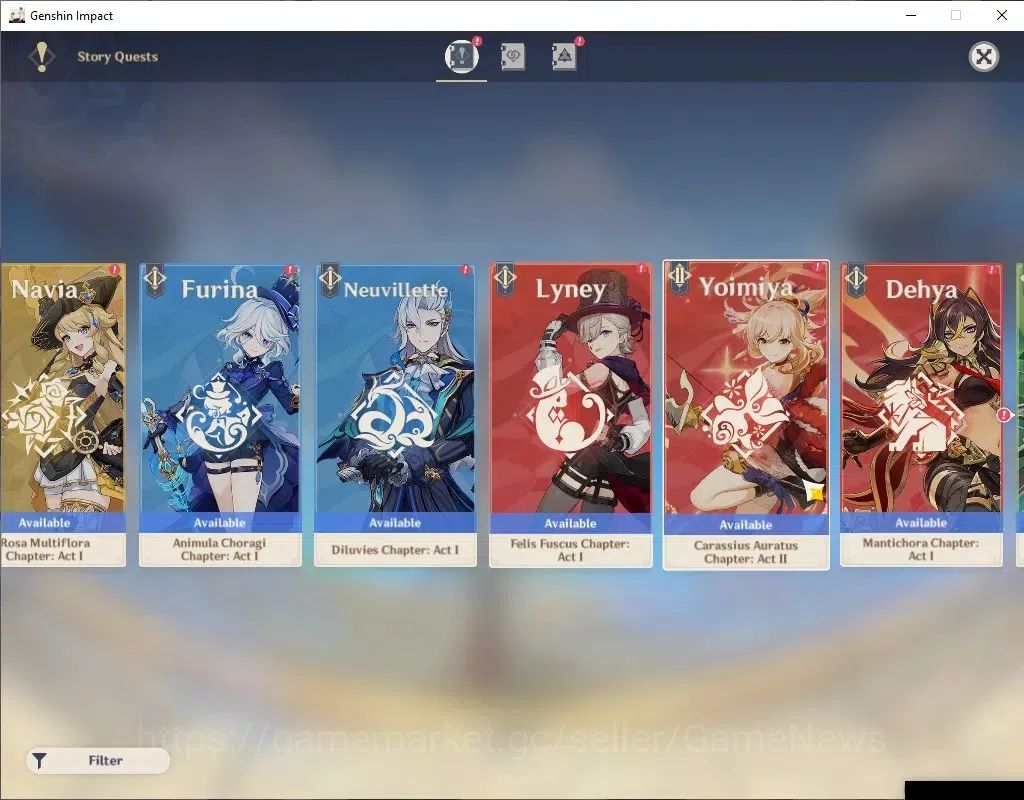 Genshin Impact Accounts ASIA|AR 56|4 Limited+5(*5Wep)|Arlecchino+Sign,Mavu image 14