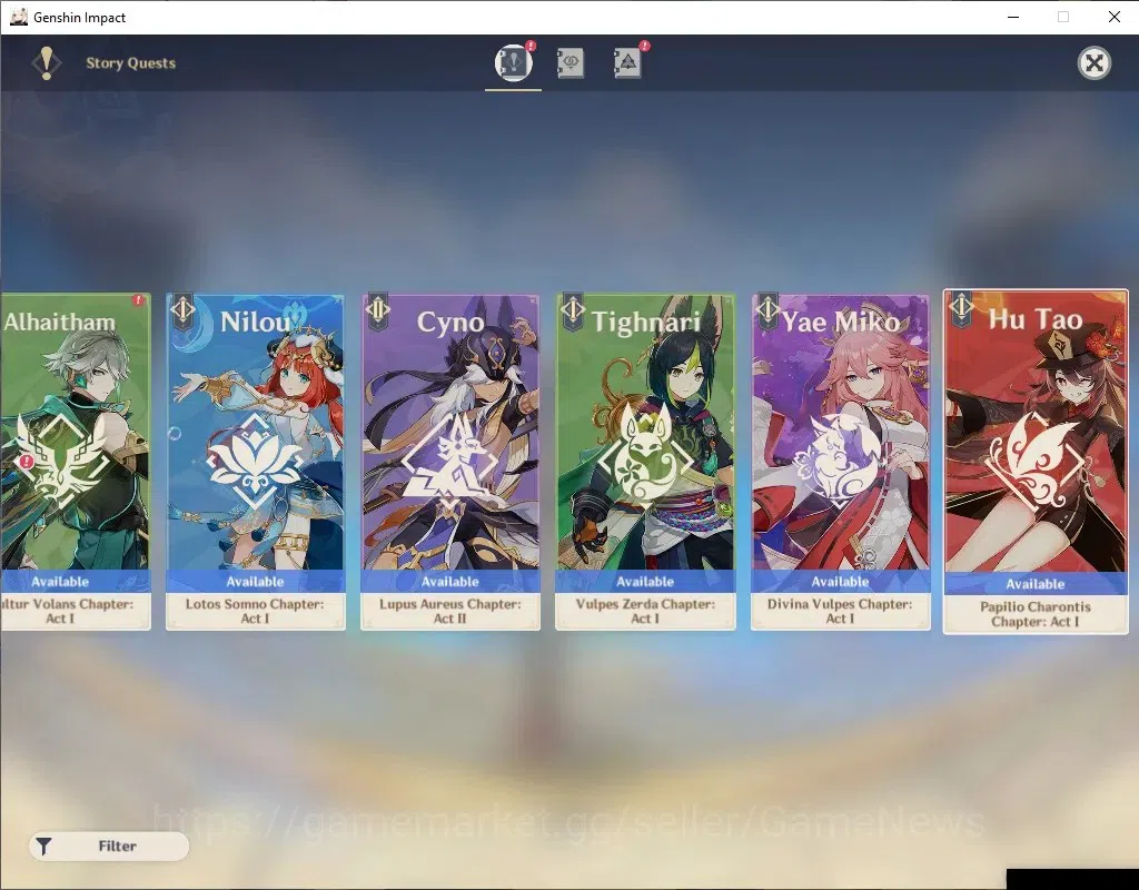 Genshin Impact Accounts ASIA|AR 56|4 Limited+5(*5Wep)|Arlecchino+Sign,Mavu image 15