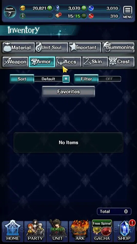 Last Cloudia Accounts Others GLOBAL|Rank 7|Collab Brave Frontier (Goddess Tilith,Fire God Vargas)+(Goddess Lilaha)|1 LR 6 11