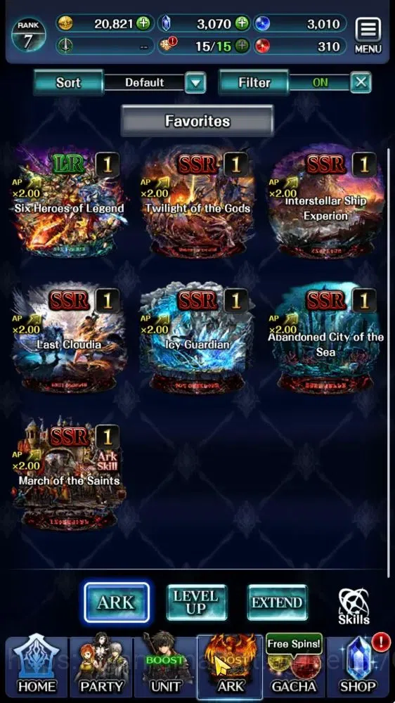 Last Cloudia Accounts Others GLOBAL|Rank 7|Collab Brave Frontier (Goddess Tilith,Fire God Vargas)+(Goddess Lilaha)|1 LR 6 2