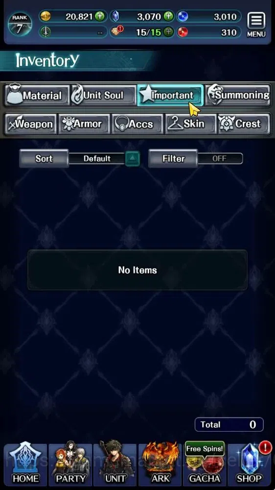Last Cloudia Accounts Others GLOBAL|Rank 7|Collab Brave Frontier (Goddess Tilith,Fire God Vargas)+(Goddess Lilaha)|1 LR 6 9