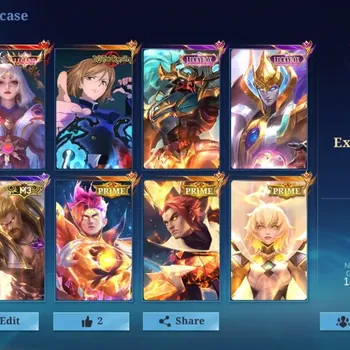 Mobile Legends: Bang Bang Accounts Collector Global|138H 428S|Exalted|Legend Lunox|Prime Claude|Prime Yu Zhong|Prime