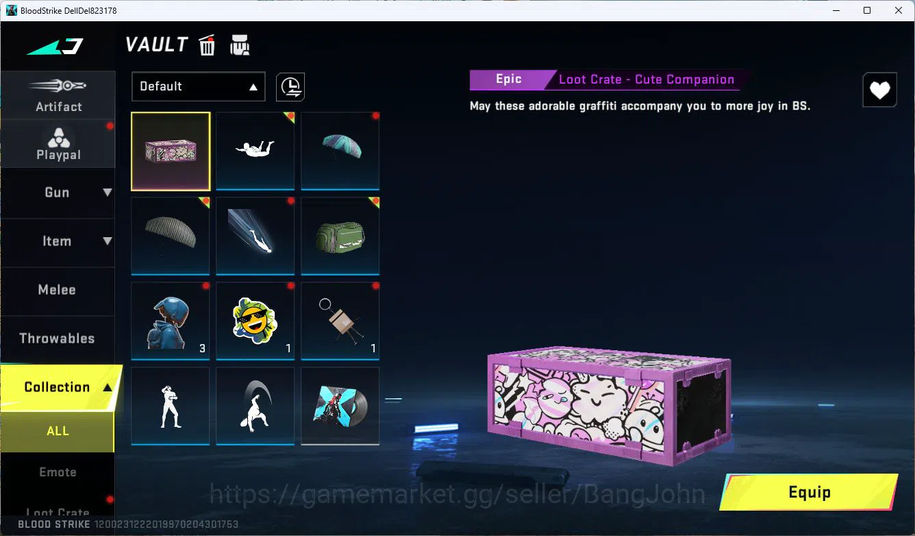 Blood Strike Accounts ASIA|COLLAB ETHAN |ULTRA=NACHO,VECTOR,MORE DETAIL  image 2