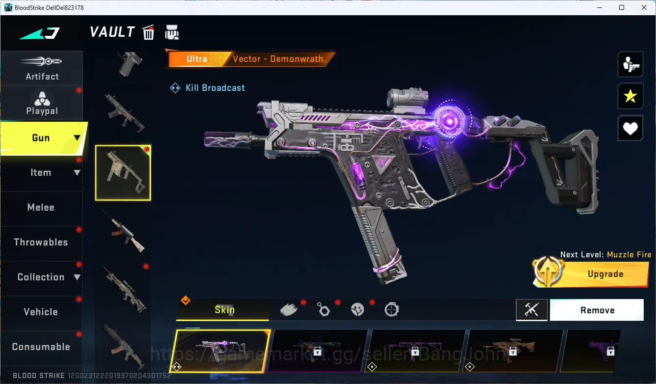 Blood Strike Accounts ASIA|COLLAB ETHAN |ULTRA=NACHO,VECTOR,MORE DETAIL  image 6