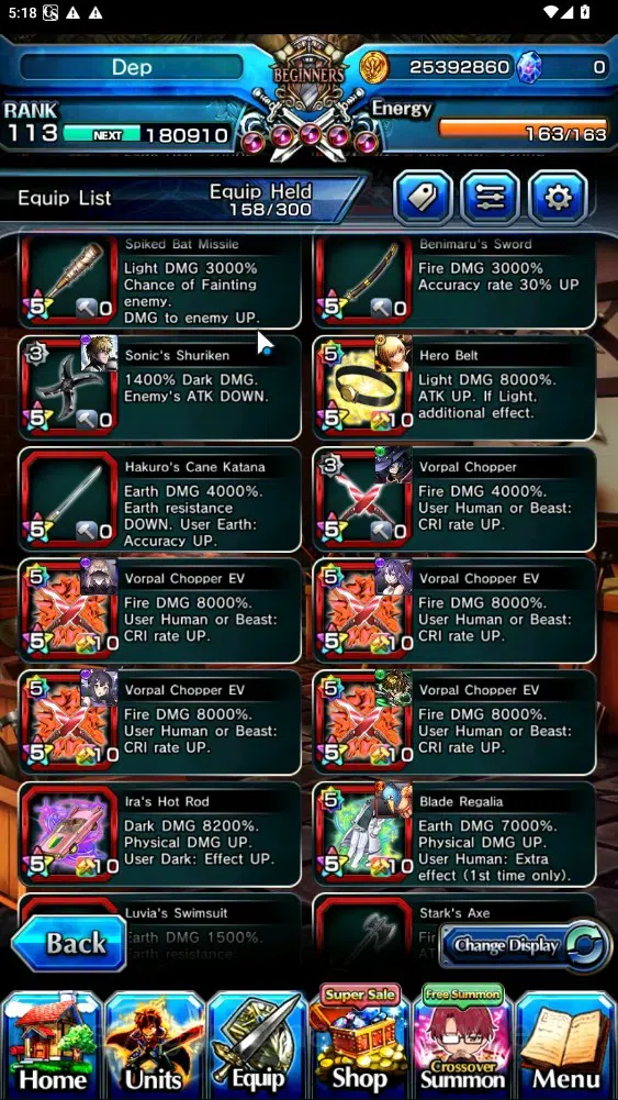 Grand Summoners Accounts Global|Rank 113|1 SP Art|20 Ascend 6 TW|(Houka,Jay image 12