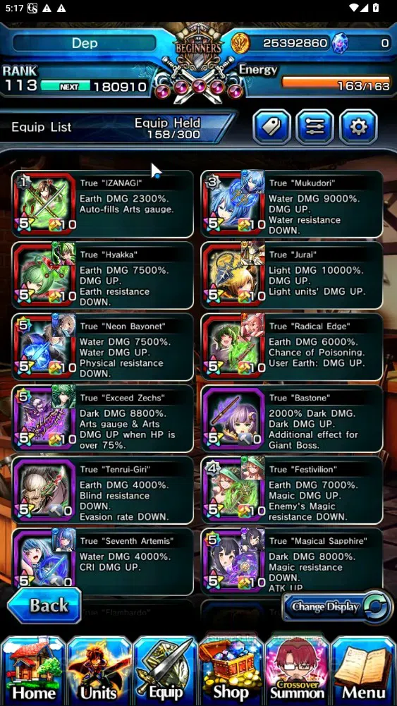 Grand Summoners Accounts Global|Rank 113|1 SP Art|20 Ascend 6 TW|(Houka,Jay image 6
