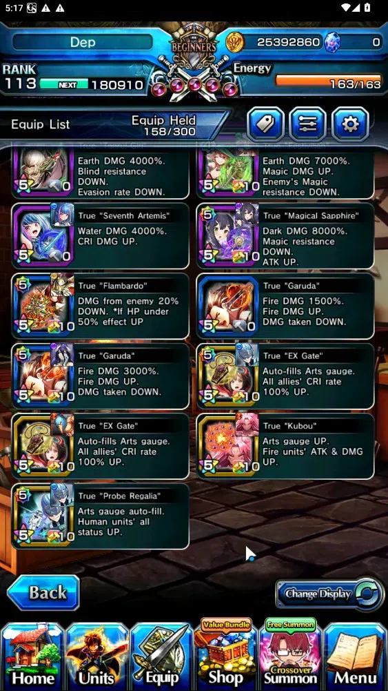 Grand Summoners Accounts Global|Rank 113|1 SP Art|20 Ascend 6 TW|(Houka,Jay image 7