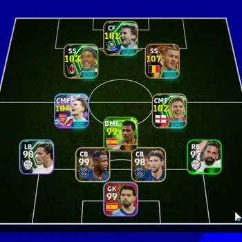eFootball Accounts Legends & Iconic Players Android|BigTime Eden Hazard|Epic Ronaldinho Gaucho,Steven Gerrard,Andriy