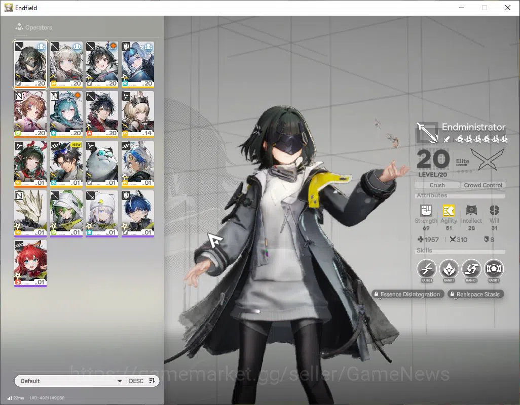 Arknights: Endfield Accounts ASIA|Lv16|Starter|SSR5(2Limit)+4(*6WP)|ZhuangFangy image 14