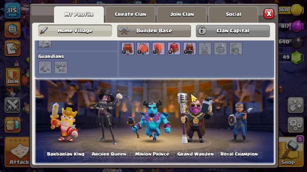 Clash of Clans Accounts TH 13 - BH 9|LV 115|HH 7|BK 34,AQ 47,GW 26,MP 7,RC image 13