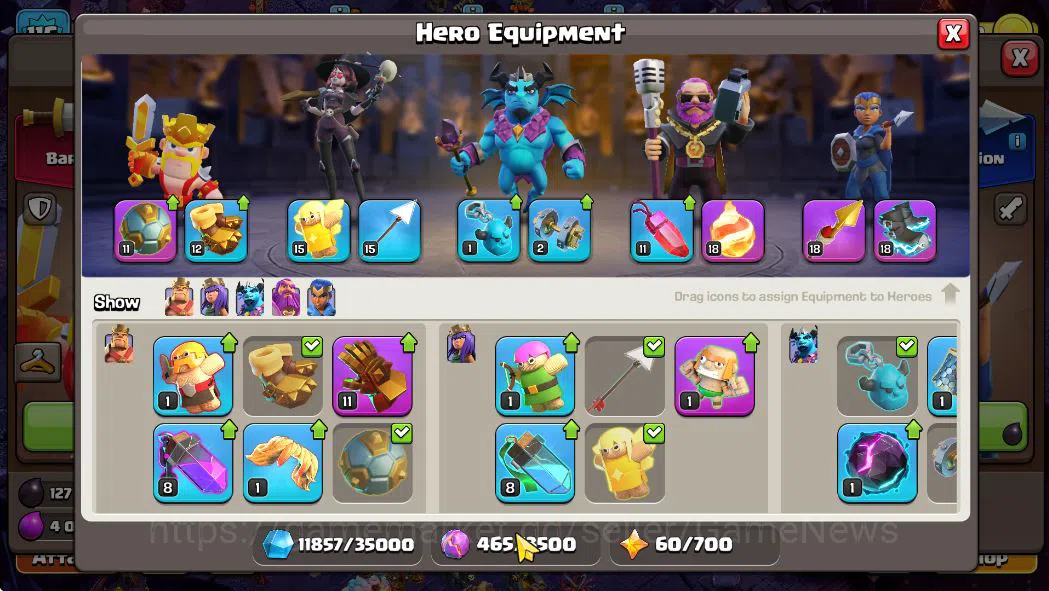 Clash of Clans Accounts TH 13 - BH 9|LV 115|HH 7|BK 34,AQ 47,GW 26,MP 7,RC image 6