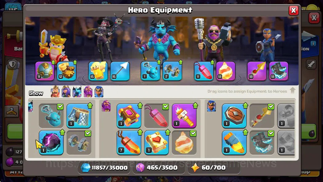 Clash of Clans Accounts TH 13 - BH 9|LV 115|HH 7|BK 34,AQ 47,GW 26,MP 7,RC image 7