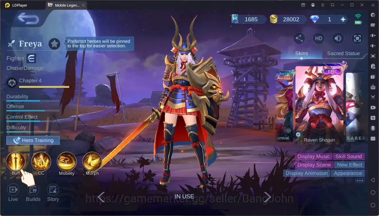 Mobile Legends: Bang Bang Accounts Global|Hero 102|Skin 144|Expert|CC Natalia|Lightbo image 4