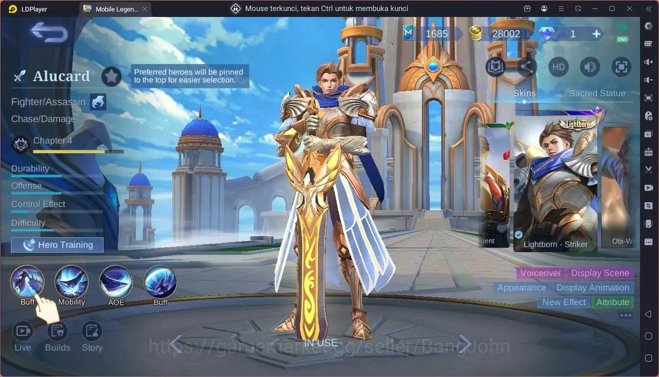 Mobile Legends: Bang Bang Accounts Global|Hero 102|Skin 144|Expert|CC Natalia|Lightbo image 6