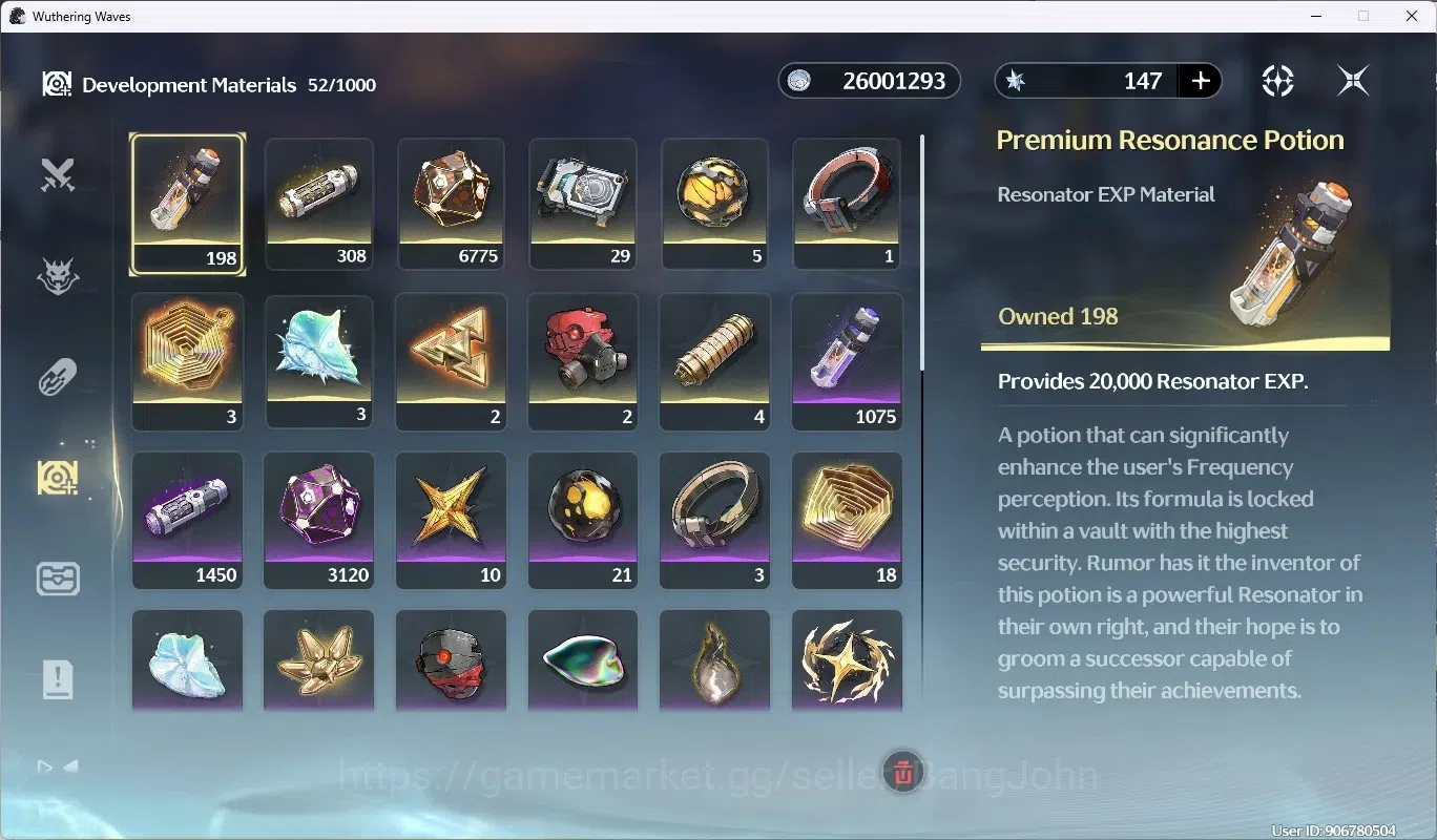Wuthering Waves Accounts SEA|UL 48|Rank 5|3 Char Limited [(Lucy)Rc3,Lucilla image 10