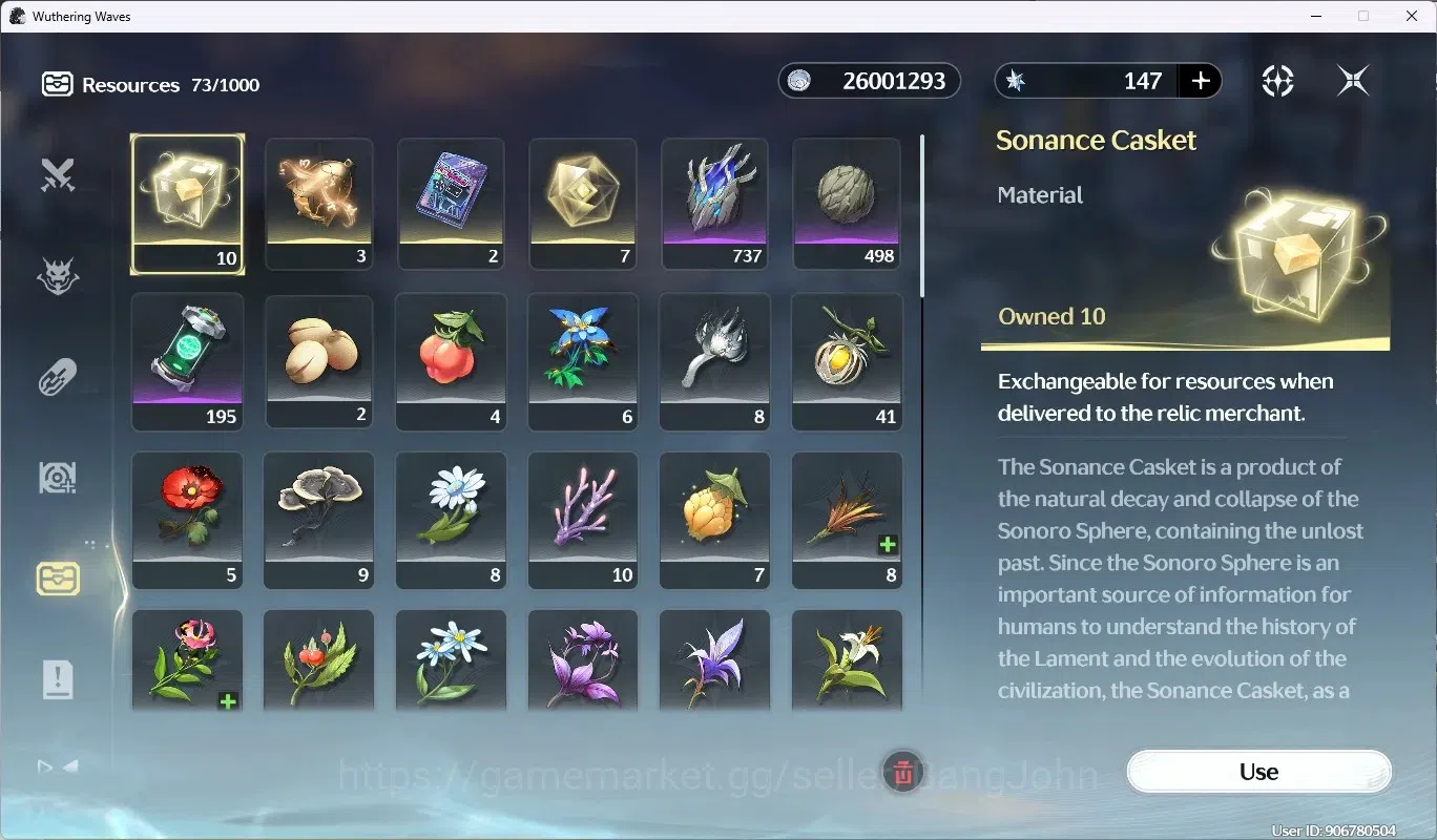 Wuthering Waves Accounts SEA|UL 48|Rank 5|3 Char Limited [(Lucy)Rc3,Lucilla image 11
