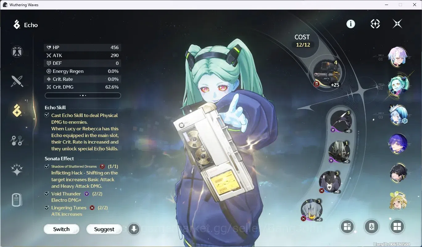 Wuthering Waves Accounts SEA|UL 48|Rank 5|3 Char Limited [(Lucy)Rc3,Lucilla image 5