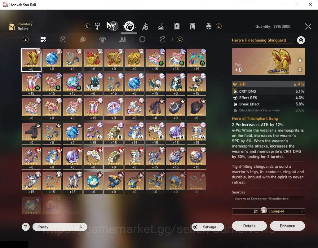 Honkai Star Rail Accounts Asia|TL 60|Sparxie Prem Team|13 Limited|[Castorice image 7