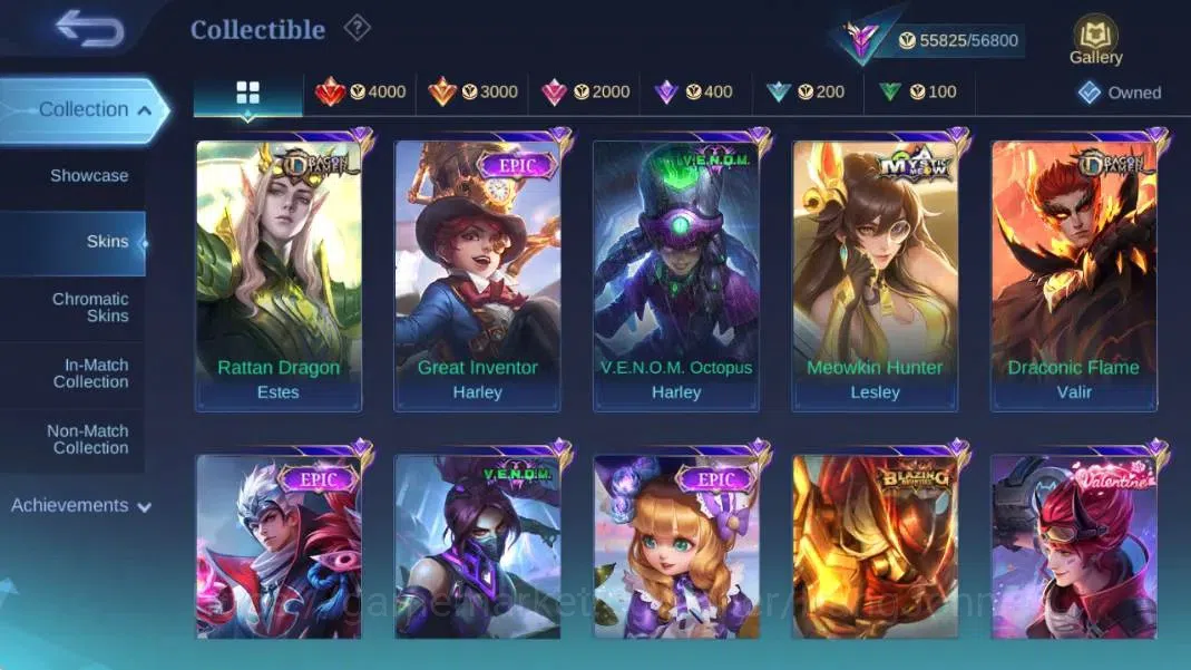 Mobile Legends: Bang Bang Accounts Global|Hero 132|Skin 258|Renowned|ANN Lesly|Coll N image 11