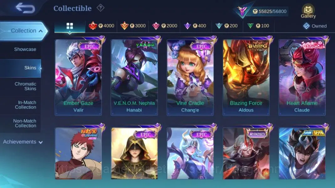Mobile Legends: Bang Bang Accounts Global|Hero 132|Skin 258|Renowned|ANN Lesly|Coll N image 12