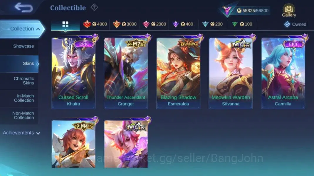 Mobile Legends: Bang Bang Accounts Global|Hero 132|Skin 258|Renowned|ANN Lesly|Coll N image 14
