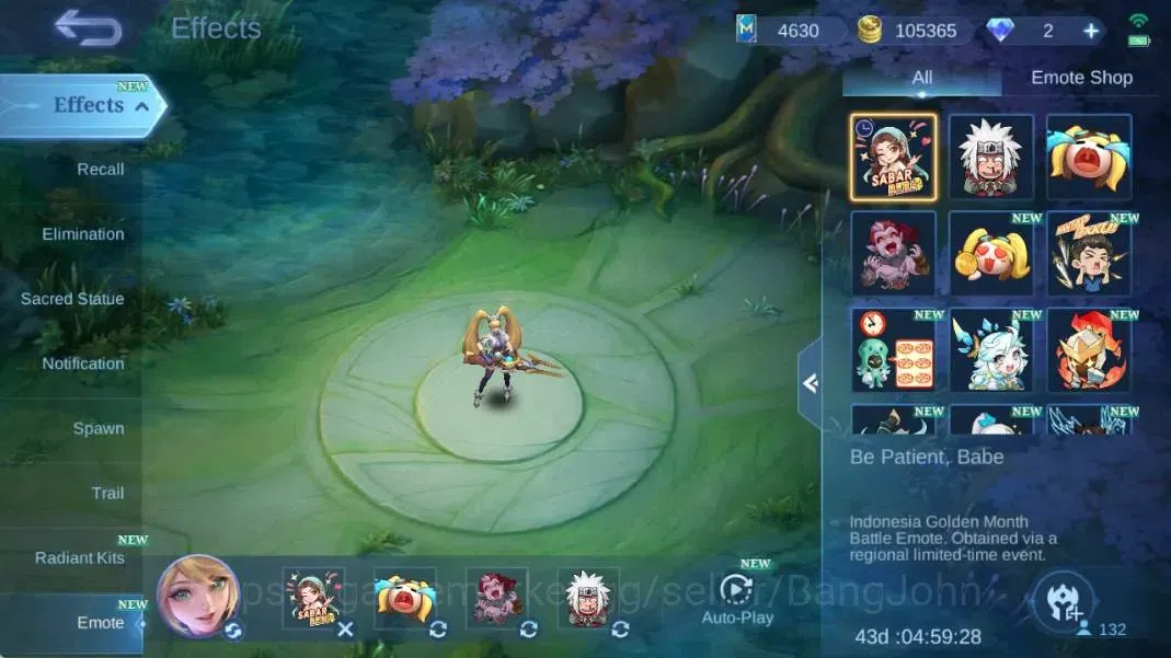 Mobile Legends: Bang Bang Accounts Global|Hero 132|Skin 258|Renowned|ANN Lesly|Coll N image 7