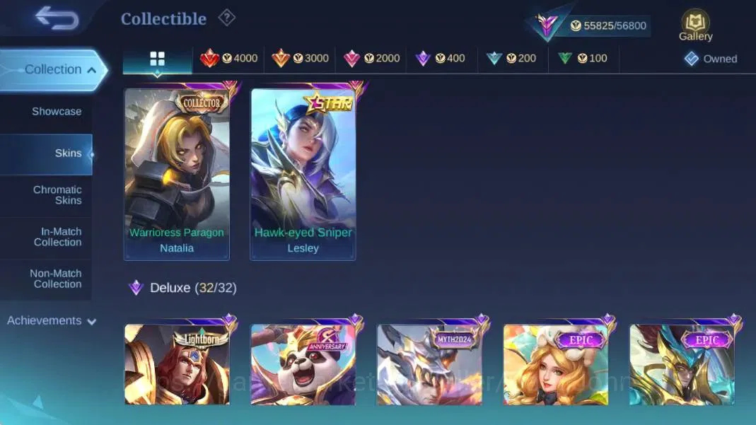 Mobile Legends: Bang Bang Accounts Global|Hero 132|Skin 258|Renowned|ANN Lesly|Coll N image 8