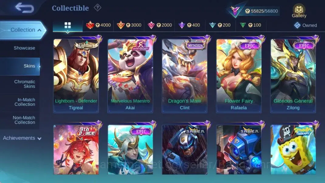 Mobile Legends: Bang Bang Accounts Global|Hero 132|Skin 258|Renowned|ANN Lesly|Coll N image 9
