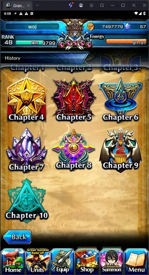 Grand Summoners Accounts [GLOBAL] Rank 48 | 12 Ascend | Houka Inumuta TW |  image 4