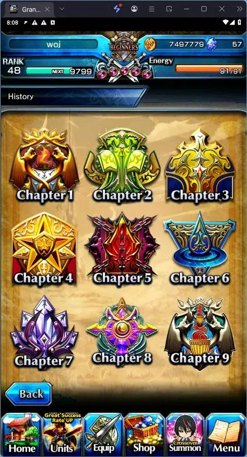 Grand Summoners Accounts [GLOBAL] Rank 48 | 12 Ascend | Houka Inumuta TW |  image 5