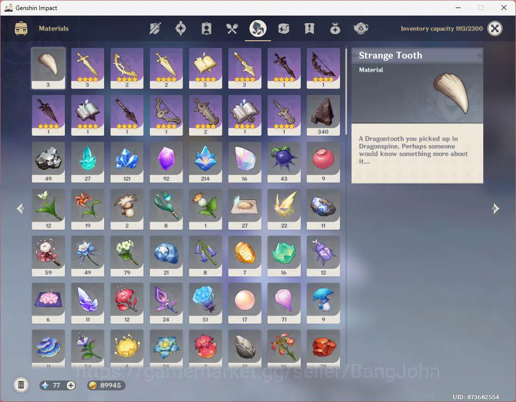 Genshin Impact Accounts ASIA|AR 59|11 limit|PremTeam Skirk|Escoffier+sign, image 10