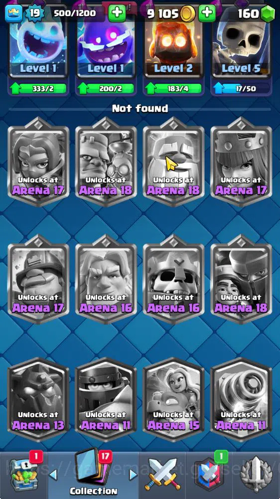 Clash Royale Accounts Midgame Lv 19|Trophy 3013|KTL 8|Limited Skin|Card 54| 2 EVO 12 Epic 19 Rare 23 Common|Take 14