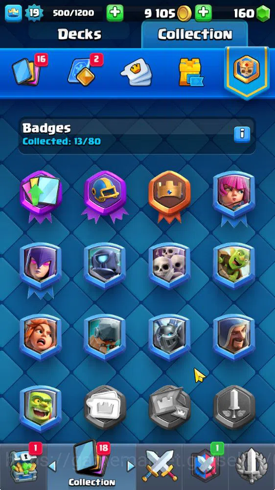 Clash Royale Accounts Midgame Lv 19|Trophy 3013|KTL 8|Limited Skin|Card 54| 2 EVO 12 Epic 19 Rare 23 Common|Take 9