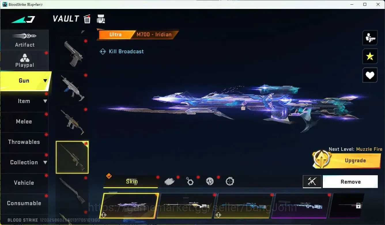 Blood Strike Accounts ASIA|ETERNAL=SCAR(LVL3),P90(LVL3)|ULTRA=TALON,DUAL image 11