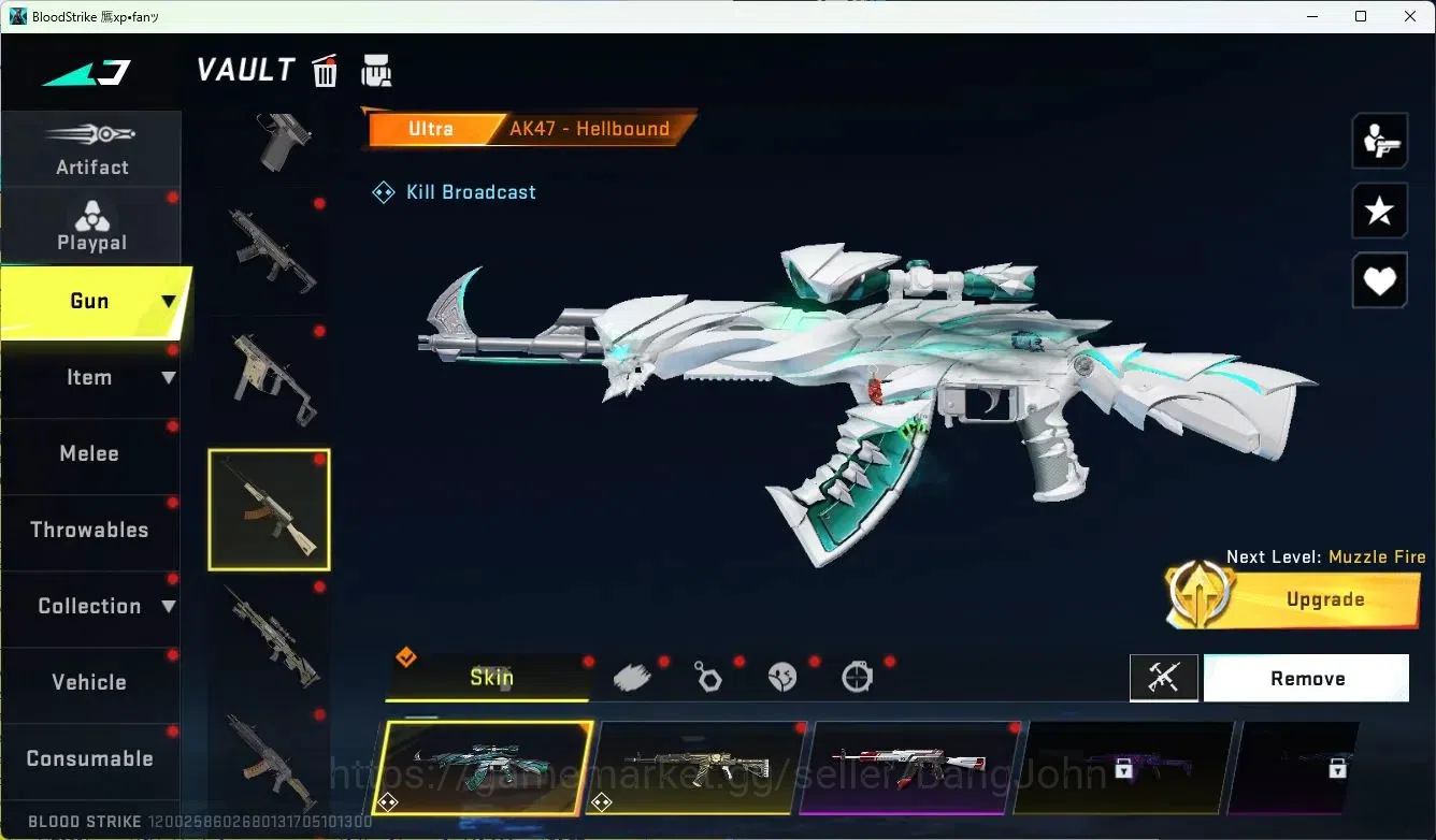 Blood Strike Accounts ASIA|ETERNAL=SCAR(LVL3),P90(LVL3)|ULTRA=TALON,DUAL image 8