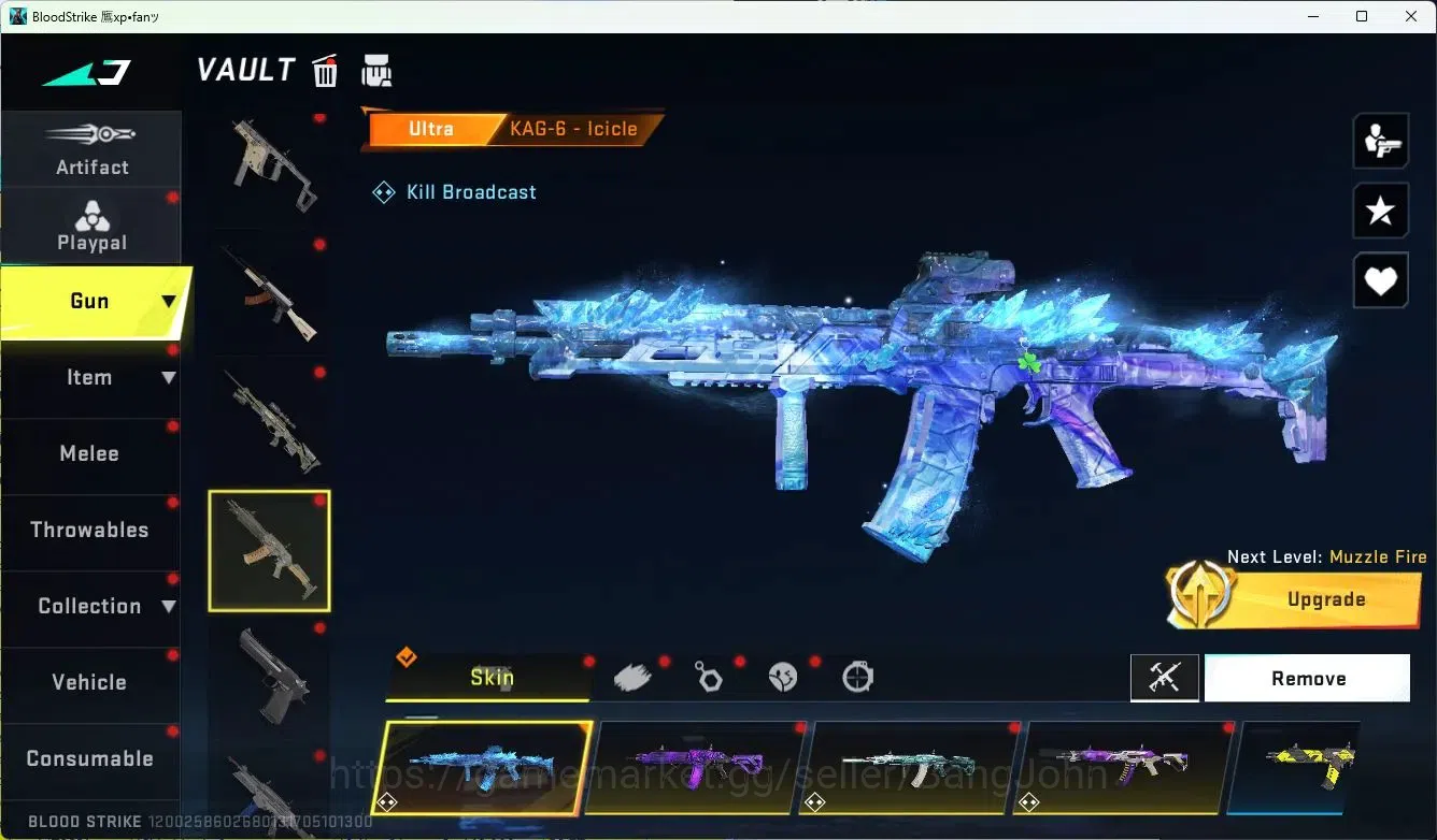 Blood Strike Accounts ASIA|ETERNAL=SCAR(LVL3),P90(LVL3)|ULTRA=TALON,DUAL image 9