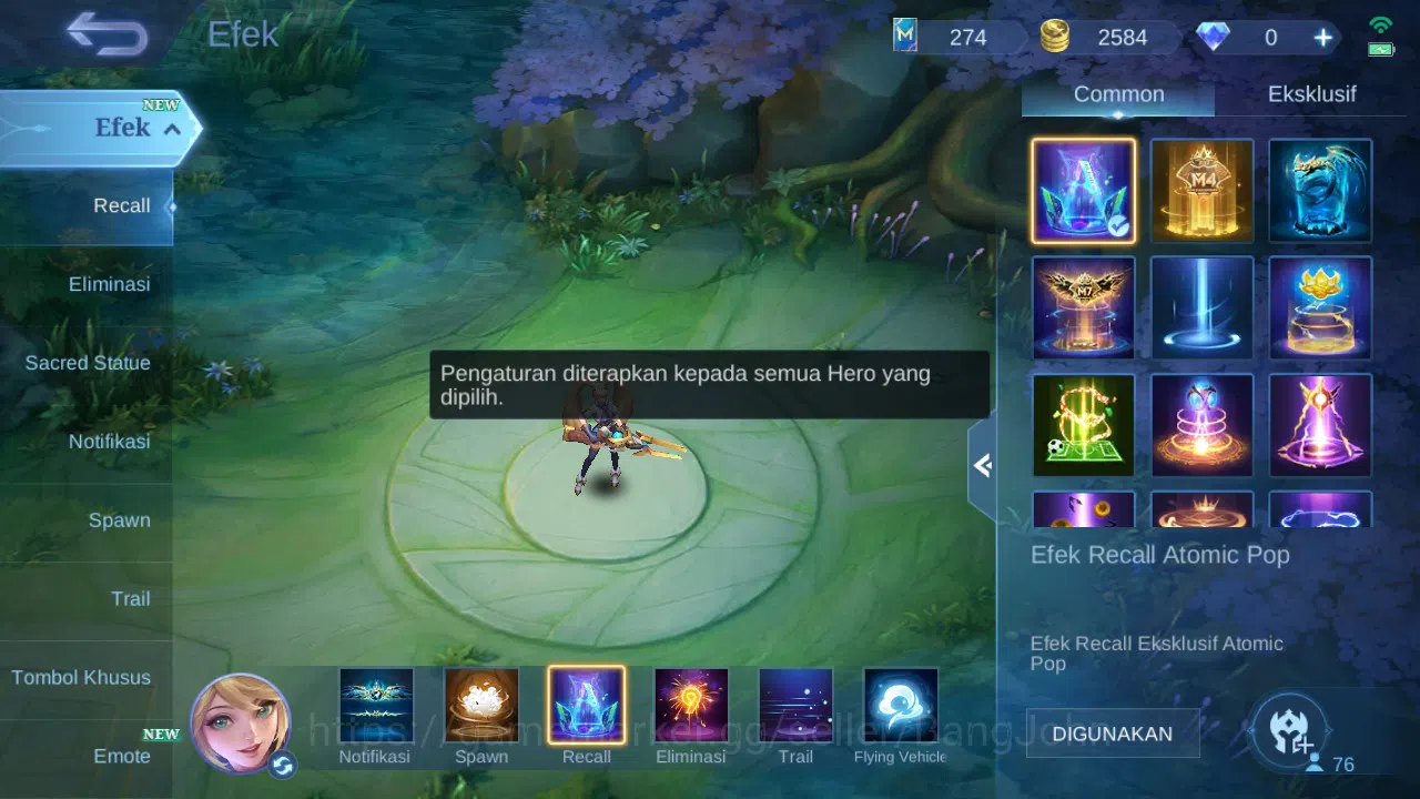 Mobile Legends: Bang Bang Accounts GLOBAL Hero 76 Skin 107 | Prime Granger | Luckybox image 10