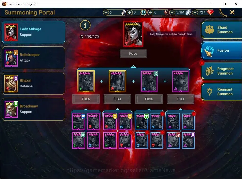 Raid: Shadow Legends Accounts Lv45 732K Power|1 Mythic(Nais)|15 Legend(McAngelo, image 17