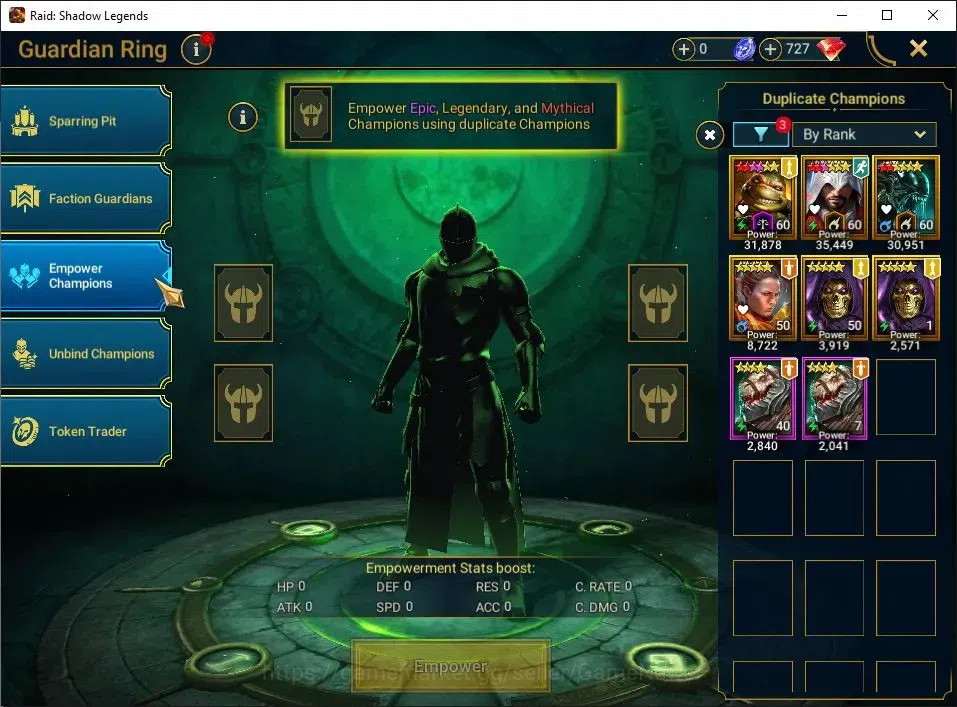 Raid: Shadow Legends Accounts Lv45 732K Power|1 Mythic(Nais)|15 Legend(McAngelo, image 9