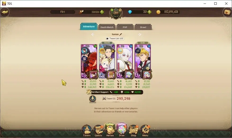The Seven Deadly Sins: Grand Cross Accounts Endgame Global|3,2M CC|77 LS|4 LR+7 UR+Manny 12
