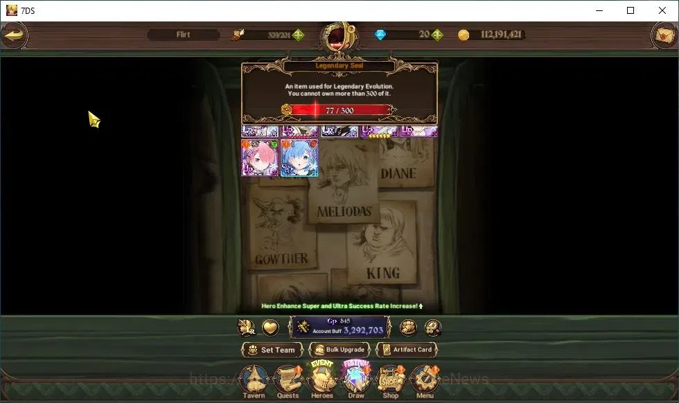 The Seven Deadly Sins: Grand Cross Accounts Endgame Global|3,2M CC|77 LS|4 LR+7 UR+Manny 4