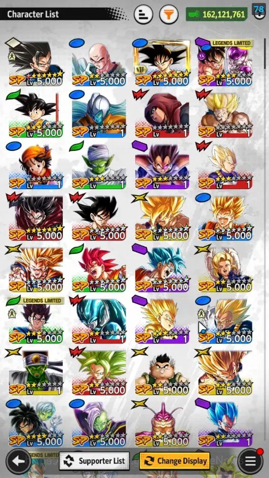 Dragon Ball Legends Accounts 162M Total Power|LV 149|1LR+4UL+13LL|Broly:Fury,SS image 6