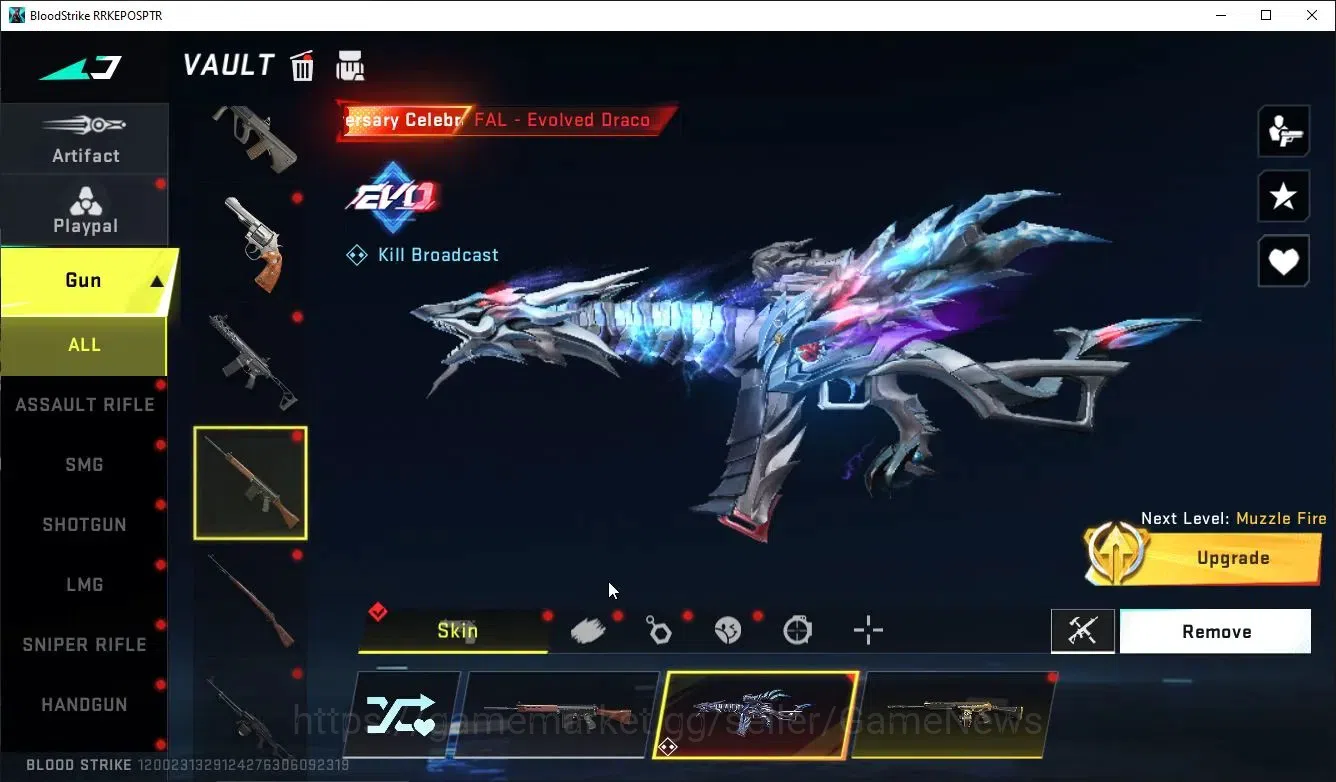 Blood Strike Accounts ASIA|Collab MCX,FN2000,Jack-Takemichi,Anniv FAL-Dr image 11
