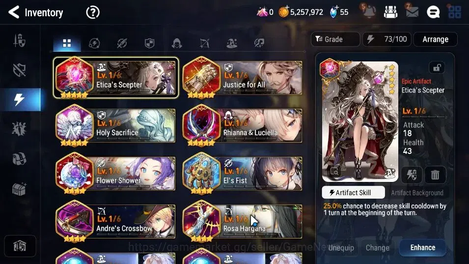 Epic Seven Accounts GLOBAL Unverif|New Era|2 ML (Rhiana & Luciel,Comnd image 15