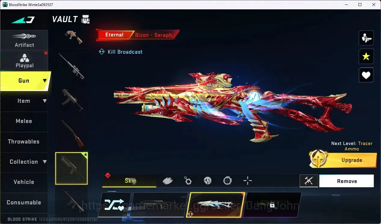 Blood Strike Accounts ASIA | ETERNAL Bizon-Seraph | 1 LEGEND GUN | 1 ULT image 4