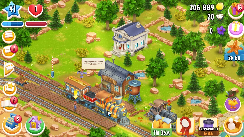 Hay Day Accounts Level 40| Barn Storage 1100 + Silo Storage 650 | 202k Coins,21 Dm |CN ON|Log Supercell ID|Take Email|Check 5