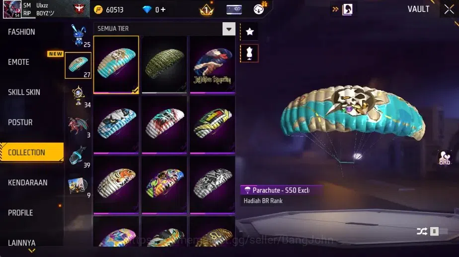 Free Fire Accounts Indonesia|M1887-Mamba Gnaw & M1887-Peluru Suci | M image 14